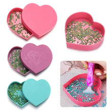 Load image into Gallery viewer, Heart Shape Diamond Painting Drills Tray