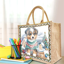 Load image into Gallery viewer, Diamond Painting Bag with Christmas Art