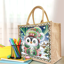 Load image into Gallery viewer, Diamond Painting Bag with Christmas Art