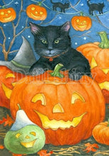 Load image into Gallery viewer, Pumpkins &amp; Halloween DIY Diamond Paintings - Painting 2 / 