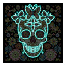 Load image into Gallery viewer, The Skull - Glow in the dark Diamond Painting