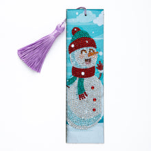Load image into Gallery viewer, Snowman Diamond Painting Bookmark