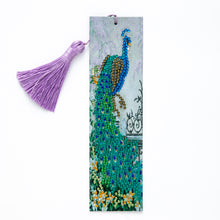 Load image into Gallery viewer, Peacock Diamond Painting Bookmark