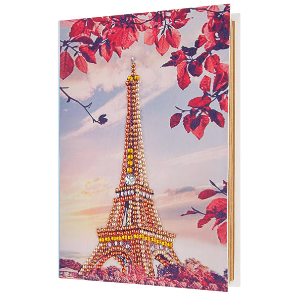 Diamond Art, Painting With Diamonds Kit for Kids & Adults, Multiple Sizes,  Great DIY Hobby or Gift, Sparkly Selections Eiffel Tower in a Jar 