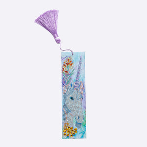 Blue Unicorn Painting Bookmark