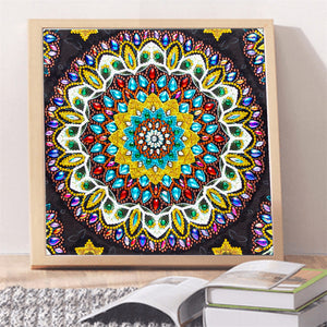 Colourful Awesome Mandala Art - Partial Drill