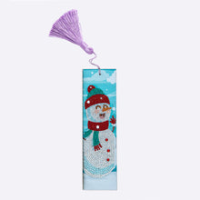 Load image into Gallery viewer, Snowman Diamond Painting Bookmark