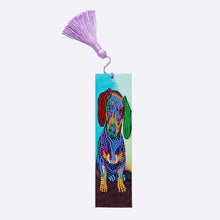 Load image into Gallery viewer, Colourful Dog Diamond Art Bookmark