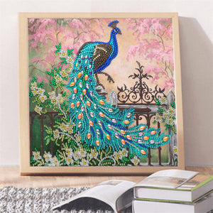 Alluring Peacock Special Diamonds Painting Kit