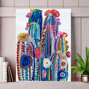 Colourful Cactus Special Diamond Painting kit