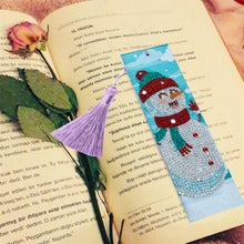 Load image into Gallery viewer, Snowman Diamond Painting Bookmark