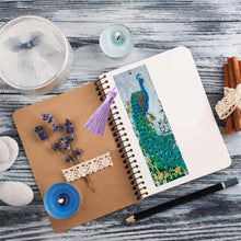 Load image into Gallery viewer, Peacock Diamond Painting Bookmark