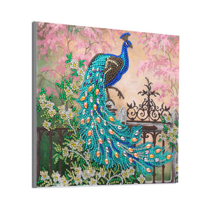 Alluring Peacock Special Diamonds Painting Kit