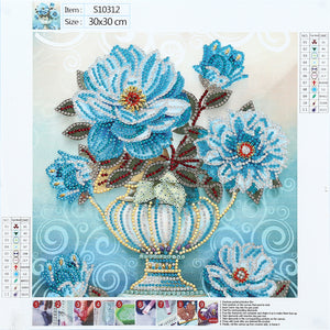 Blue Roses- Special Diamond Painting Kit