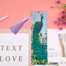 Load image into Gallery viewer, Peacock Diamond Painting Bookmark