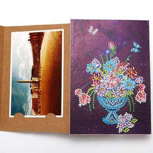 Multi Colour Flowers In Vase Painting Album Cover