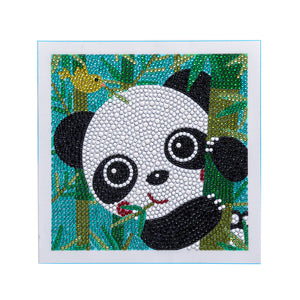 Cute Panda On Tree Special Diamond Painting Kit