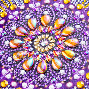 Special Diamonds Purple Mandala Art Kit