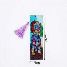 Load image into Gallery viewer, Colourful Dog Diamond Art Bookmark