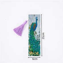 Load image into Gallery viewer, Peacock Diamond Painting Bookmark