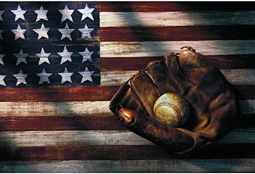 American Flag Baseball painting kit
