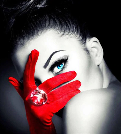 Blue Eyed Red Handed Paint By Diamonds
