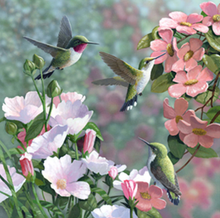 Load image into Gallery viewer, Blue Hummingbird - 3D Diamond Painting