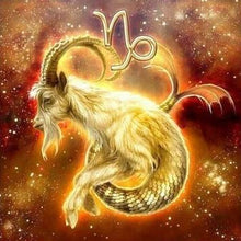 Load image into Gallery viewer, Capricorn Zodiac Sign Diamond Painting Kit