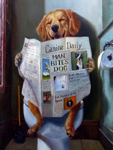 Load image into Gallery viewer, Cartoon Dog Round Rhinestone - 5D Diamonds