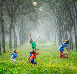 Children Playing Football