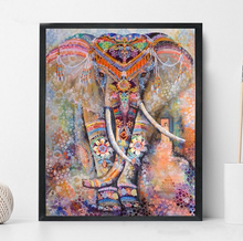 Load image into Gallery viewer, Colored Elephant - 5D Diamonds Art Kit