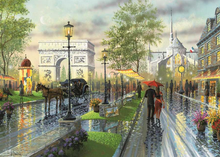 Load image into Gallery viewer, Couple Walking in Rain - 5D DIY Painting