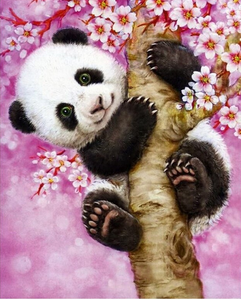 Cute Little Panda - Paint by Diamonds 5D Art