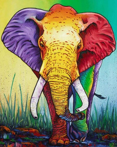 Elephant - 5D Diamonds Painting