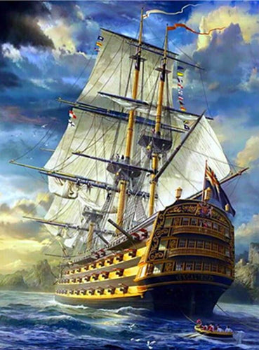 Ship DIY Diamond Painting Kit