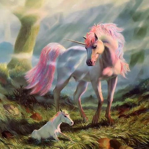 Unicorn Full drill Painting