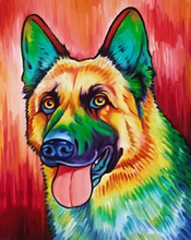 Load image into Gallery viewer, German Shephered Paint by Diamonds Art Kit