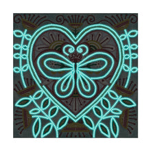 Load image into Gallery viewer, Luminous Butterfly 5D Mandela Diamond Kit