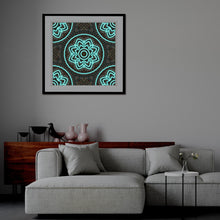 Load image into Gallery viewer, Colorful Mandala Shine in Dark Diamond Painting