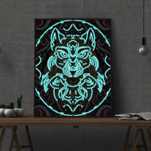 Load image into Gallery viewer, Luminous Alpha Wolf Special Diamond Painting