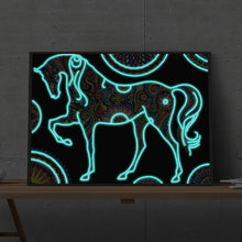 Load image into Gallery viewer, 5D Night Glow Luminous Horse Diamond Painting