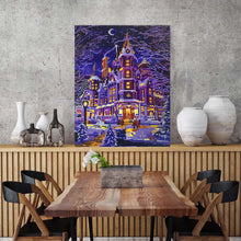 Load image into Gallery viewer, A House In Winter Night LED