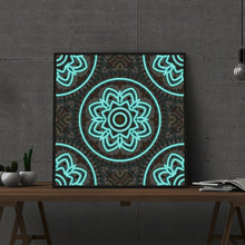 Load image into Gallery viewer, Colorful Mandala Shine in Dark Diamond Painting