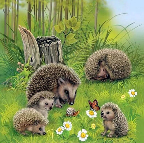 Hedgehog DIY Diamond Painting