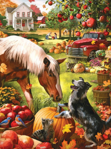 Horse and Dog - Paints by Diamonds Art kit