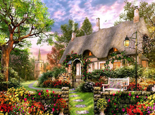 Load image into Gallery viewer, House Landscape - Paints by Diamond Art Kit
