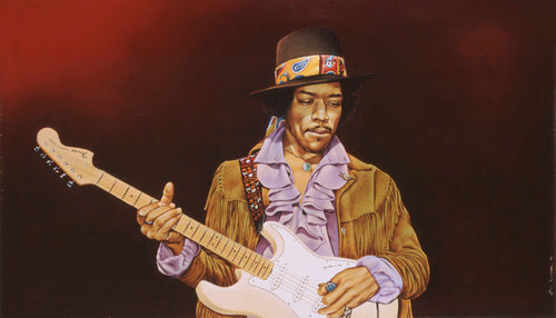Portrait of Jimmy Hendrix