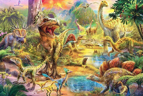 Jurassic Land Diamond Painting Kit