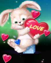 Load image into Gallery viewer, Love Rabbit - Paint by Diamonds