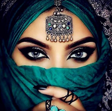 Load image into Gallery viewer, Masked Girl Beauty Picture - Diamond Art Kit